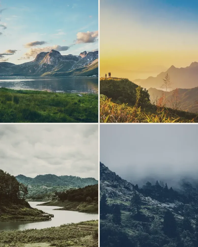 Alle foto-presets: Alle de 8 foto-pakkene, 40 presets.